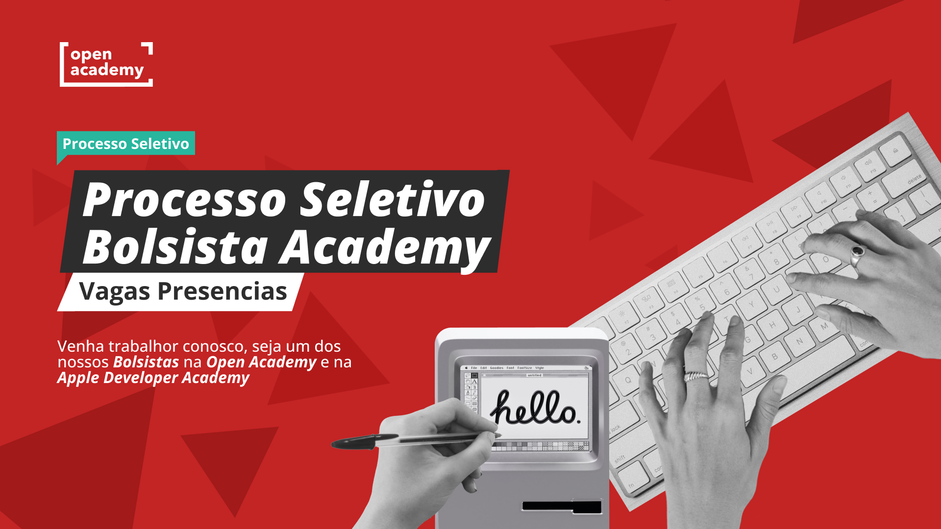 Seja um Bolsista na Academy
